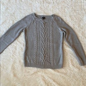 Talbots grey sweater